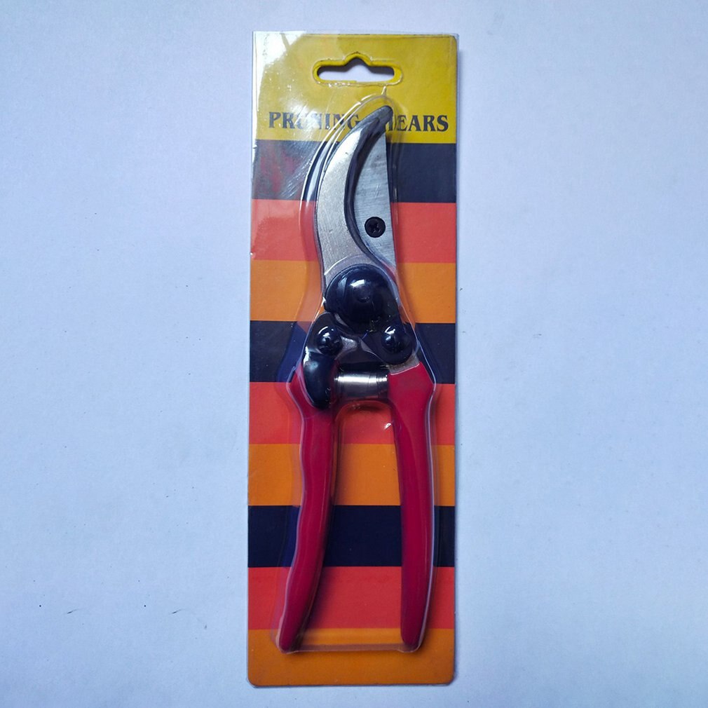 Red Handle Gardening Cutting Braches Fruit Tress Farm Garden Scissors Cutter Picking Fruit Flowers Farming Plant Scissors