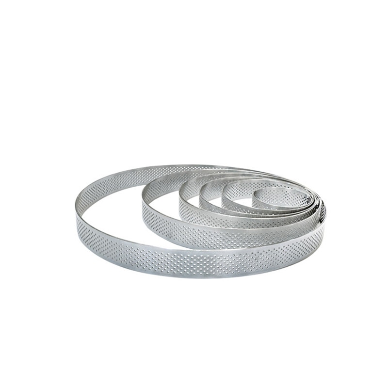 Rvs Bakken Tools 5 Cm 8 Cm Taart Ring Zilver Cakevorm Gat Cirkel Niet Intrekken Goede Diy Koos mallen