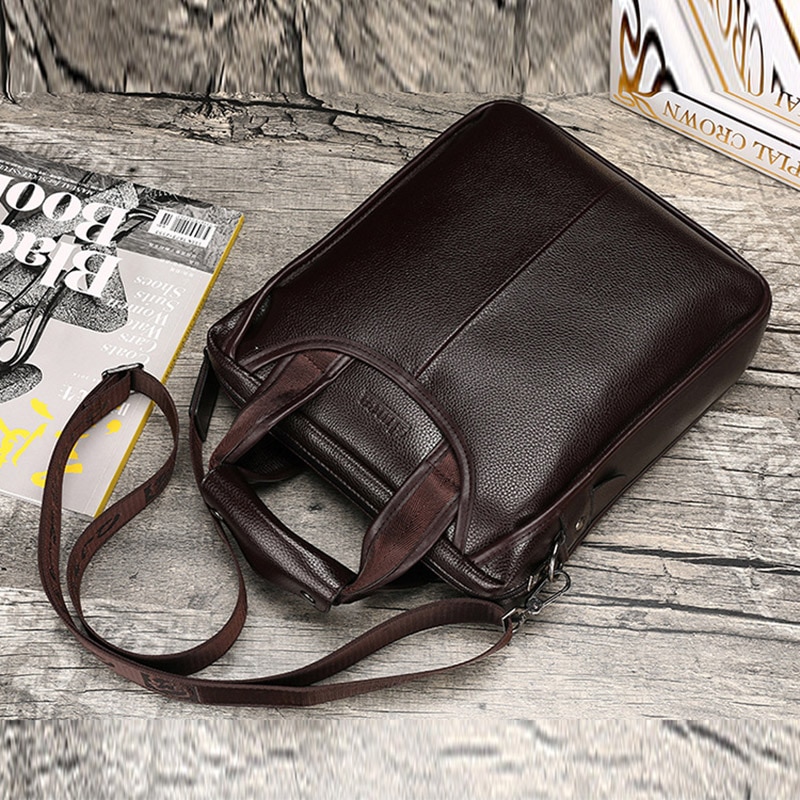 Leather Laptop Shoulder Bags Men Briefcase Messenger bolso hombre Crossbody Bags For Male Handbags Men's Briefcase XA621