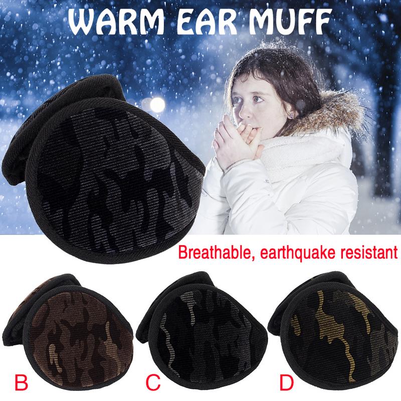 Udendørs ridning camouflage ørebeskyttere varme mænds vinterdage øreringe ørestuderende tykkelse stærk slid god ørebeskyttelser