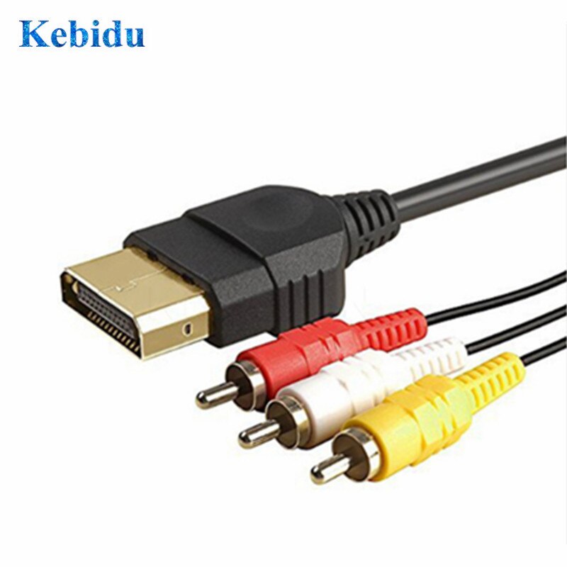 KEBIDU 1.8M HDMI naar 3 RCA Composiet Video AV TV Adapter Kabel 3RCA RGB 1080P Verbinding Kabel Converter voor XBOX