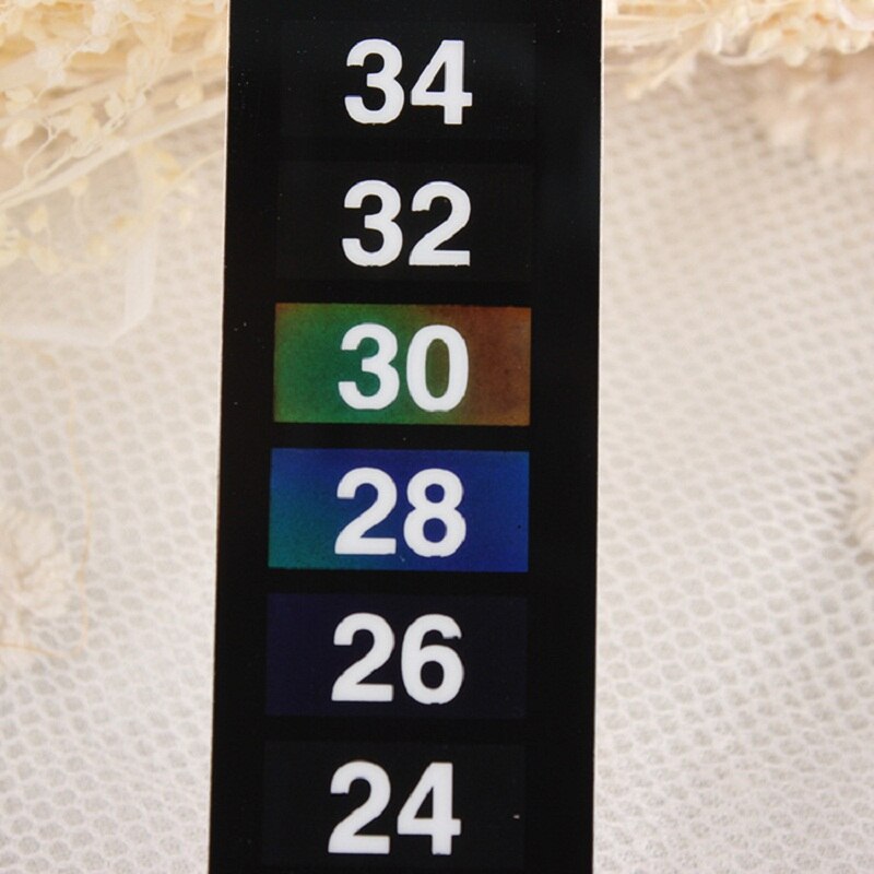 Aquarium thermometer koelkast keuken vloeibare kristal digitale temperatuur stickers plakken -on 10 40 c graden plakstrip