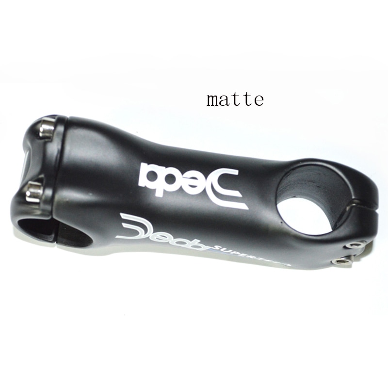 DEDA-tige de vélo de route en carbone, EDA, tige de vélo, diamètre de 31.8x70/80/90/100/110/120/130mm, mat à 6 à 17 degrés