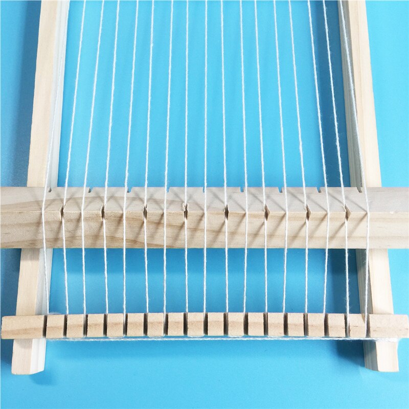 Weaving Loom Craft Educational Tool Wood Weaving Traditional Wooden Kids Adult Toy Frame Pixel Knitting Machine Christmas