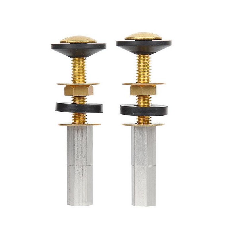 Toilet bolt sets water tank fitting screw set bathroom Accessory Repairing Tools copper water tank fastner parts copper one pair