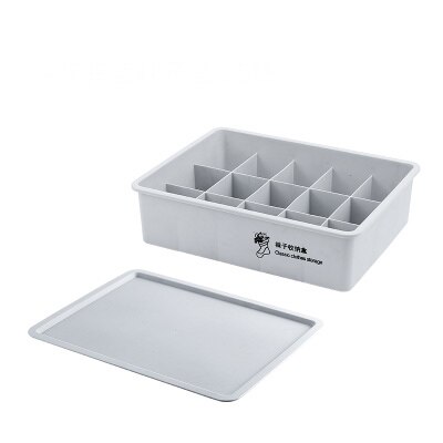 Sous-vêtements en plastique chaussettes cloison boîte de rangement empilable sous-vêtements finition boîte multi-fonctionnelle chambre rangement Organization: 11
