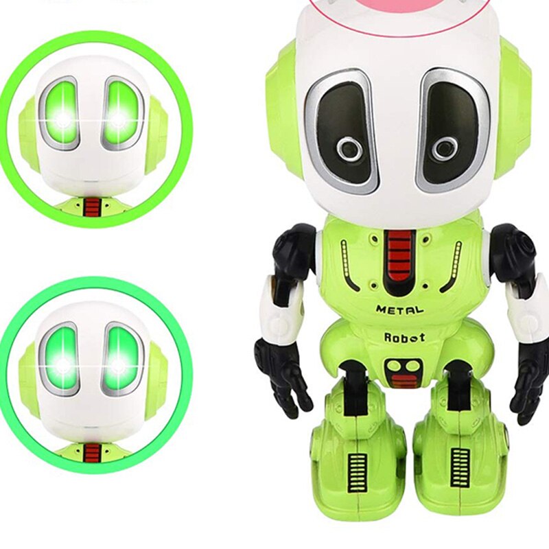 Recording Talking Robot for Kids Children Toys,Educational Robots Toys LED Eyes Contact Control Best Birthday for 3 Year O