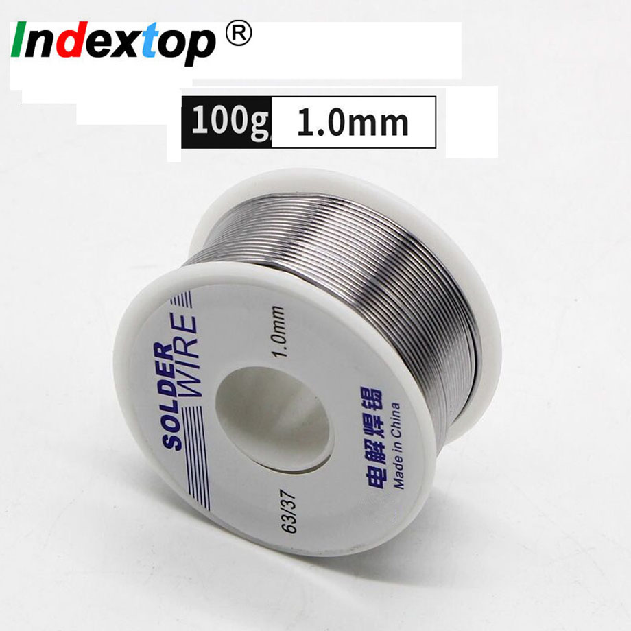 0.8mm 1.0mm 20g 50g 100g lodning tin tråd tin smelte harpiks kerne lodde lodde tråd rulle no-clean flux 2.0%