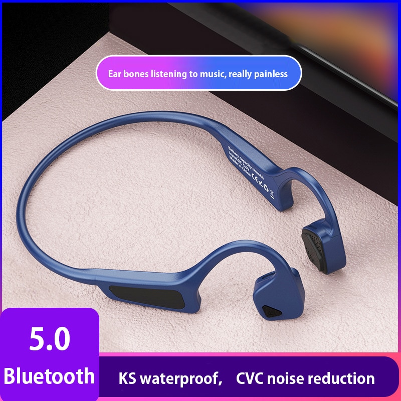Beengeleiding Headset Draadloze Bluetooth 5.0 Draadloze Hoofdtelefoon sport Waterdichte bluetooth draadloze koptelefoon