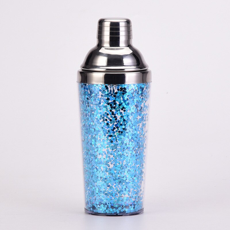 Coctelera de plástico para , coctelera creativa, Bar europeo y americano, Copa coctelera: H