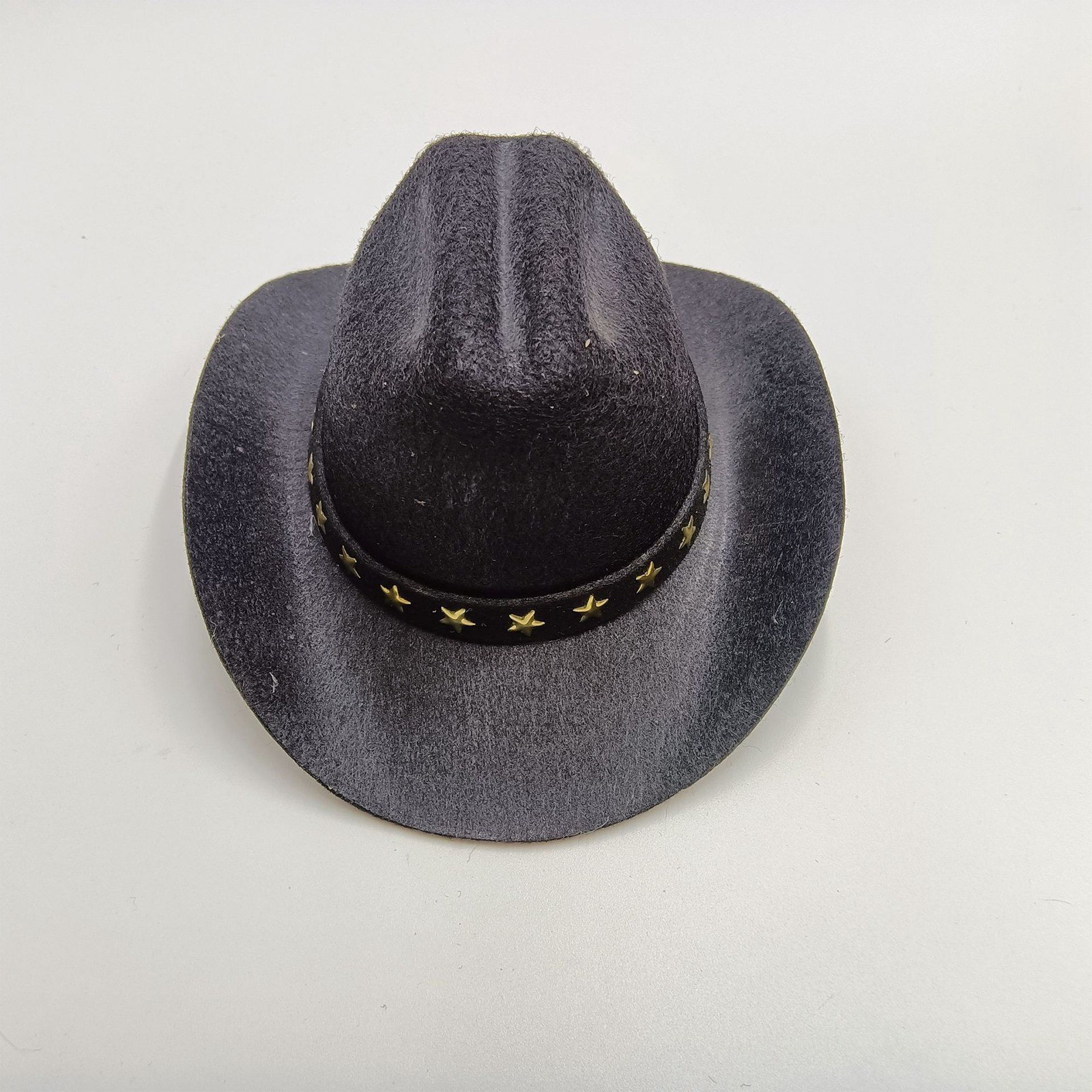 Chapeau de Cowboy pour chien et chat, vêtements de Cowboy, chapeau réglable pour chiot, adapté aux petits chiens et chats, décoration de fête d'anniversaire, Photo: S / Gris clair