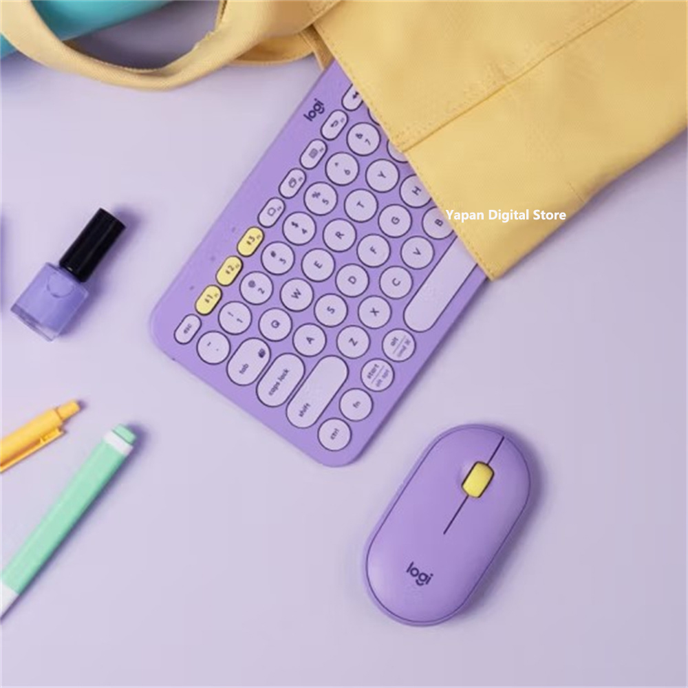 Logitech K380 Drahtlose Bluetooth-Tastatur für mehrere Geräte, tragbare, ultradünne Tastaturen für Windows, Mac, Chrom, iOS und Android