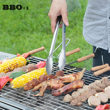 9 ''12'' Keuken Tang Grill Bbq Tang Siliconen Steel Salade Clip Brood Klem Rvs Voedsel Tong Bbq accessoires Tool
