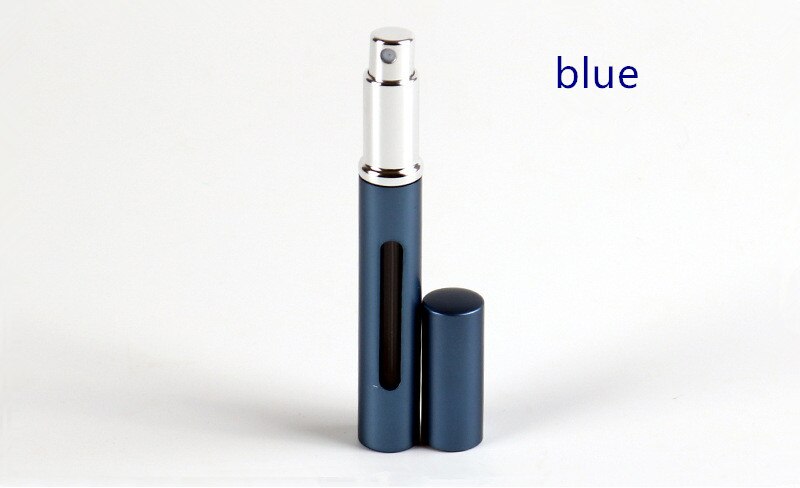 5Ml Draagbare Minitravel Navulbare Parfum Verstuiver Fles Parfum Fles Voor Spray Scent Pomp Case Lege Cosmetische Containers: blue