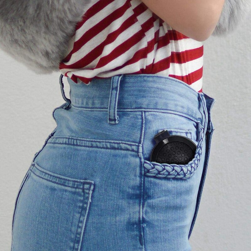 Dobrável viagem pente de cabelo com espelho-mini bolso escova de cabelo para presente idéia (azul) pacote de 4