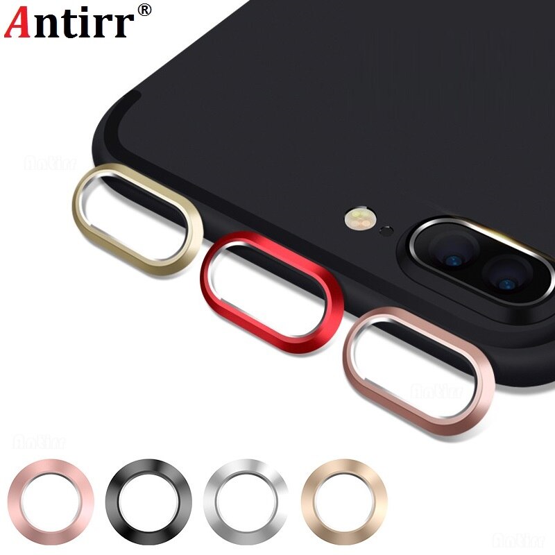 Odporne na zadrapania tylny obiektyw aparatu osłona koła metalowy pierścień futerał ochronny pokrywa ochrona zderzaka dla Apple iphone 7 8 Plus X