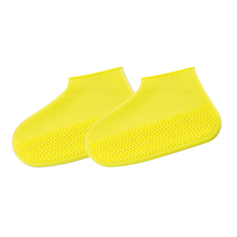 Buty wodoodporny pokrowiec na buty materiał silikonowy Unisex buty ochraniacze akcesoria do butów deszczowy sezon silikonowe pokrowce na buty: YELLOW / M