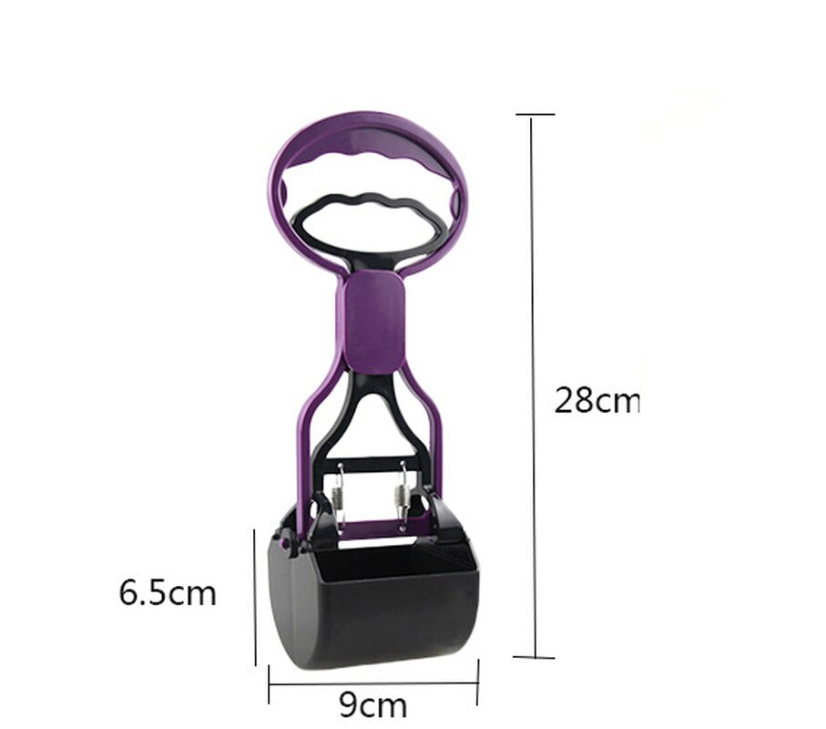 1 Pcs Puppy Handle Poop Clip Foldable Pet Dog Poop Scooper Cat Toilet Cleaning Shovel Tool Durable Pet Supplies Accessories