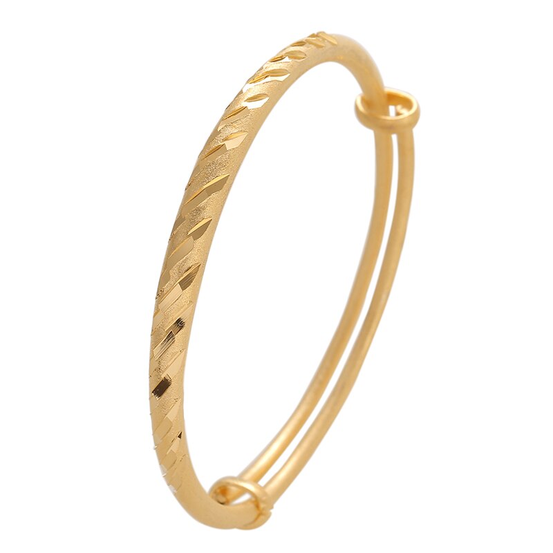 Banhado a 24k ouro multi forma punk bangle bells curb cubana corrente padrão de ouro folhas bangle para homens jóias presentes pessoais: style2