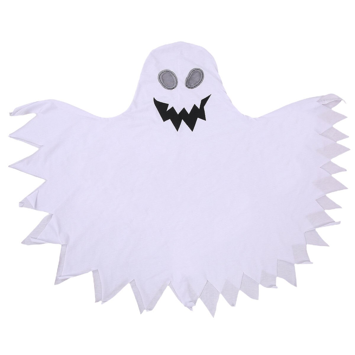 Brand Halloween Kostuum Voor Peuter Kid Jongens, Grappig Spook Patroon Hooded Cover Lange Mantel Cape