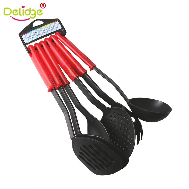 6 pcs/set Cooking Tool Set Food-Grade Nylon Non-Stick Kitchen Utensils Set Heat-Resistant Cooking Utensil Set
