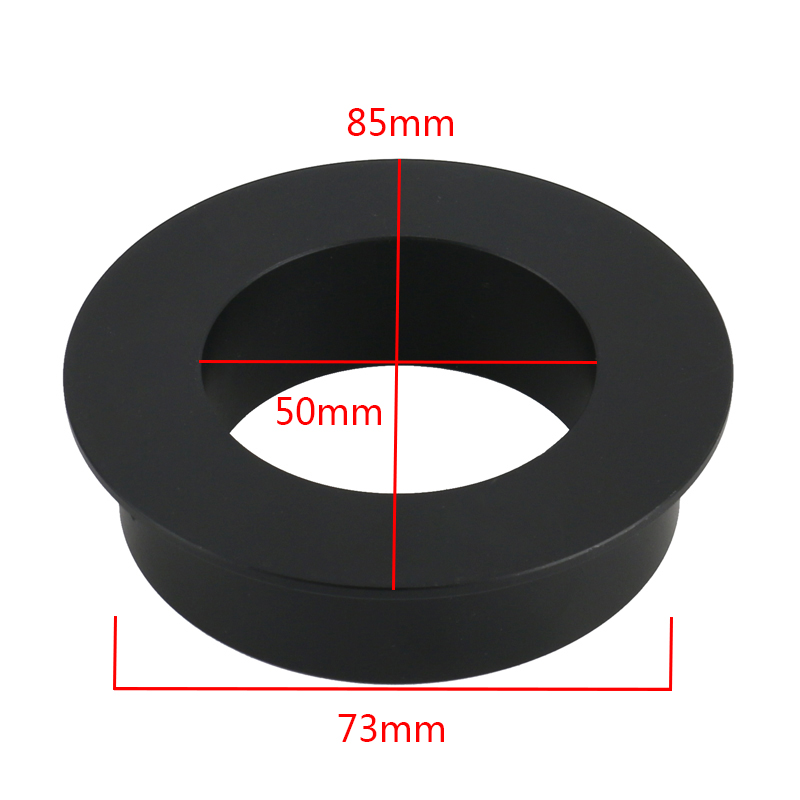 Microscopio estéreo de 76mm a 50mm, adaptador de anillo para soporte de ajuste de 76mm para 300X 180X C, lente de montaje, cámara de microscopio de vídeo