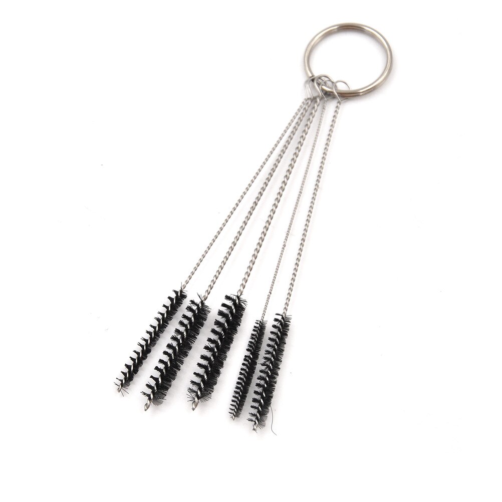 Stainless Steel Needle Brush Set Airbrush Spray Cleaning Repair Tool Kit Cleaning Brush Cleaning Scraper Cleaning Needle 1/11pcs