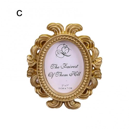 Floral Photo Frame Elliptical Picture Frame Small ... – Grandado