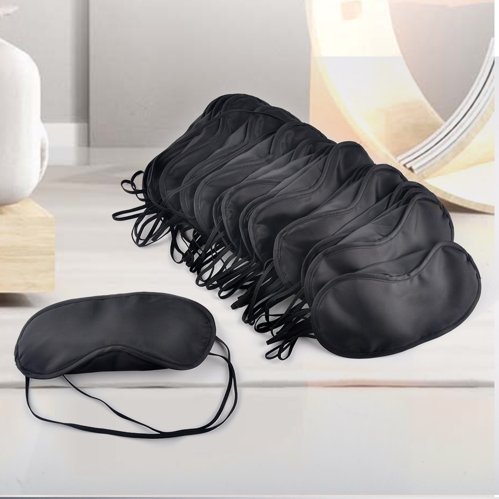 10 teile/los Reise Schlaf Maske schnelle Schlafen Augen Maske Eyeshade Abdeckung Schatten Patch Frauen Männer Weiche Tragbare Augenbinde Reise
