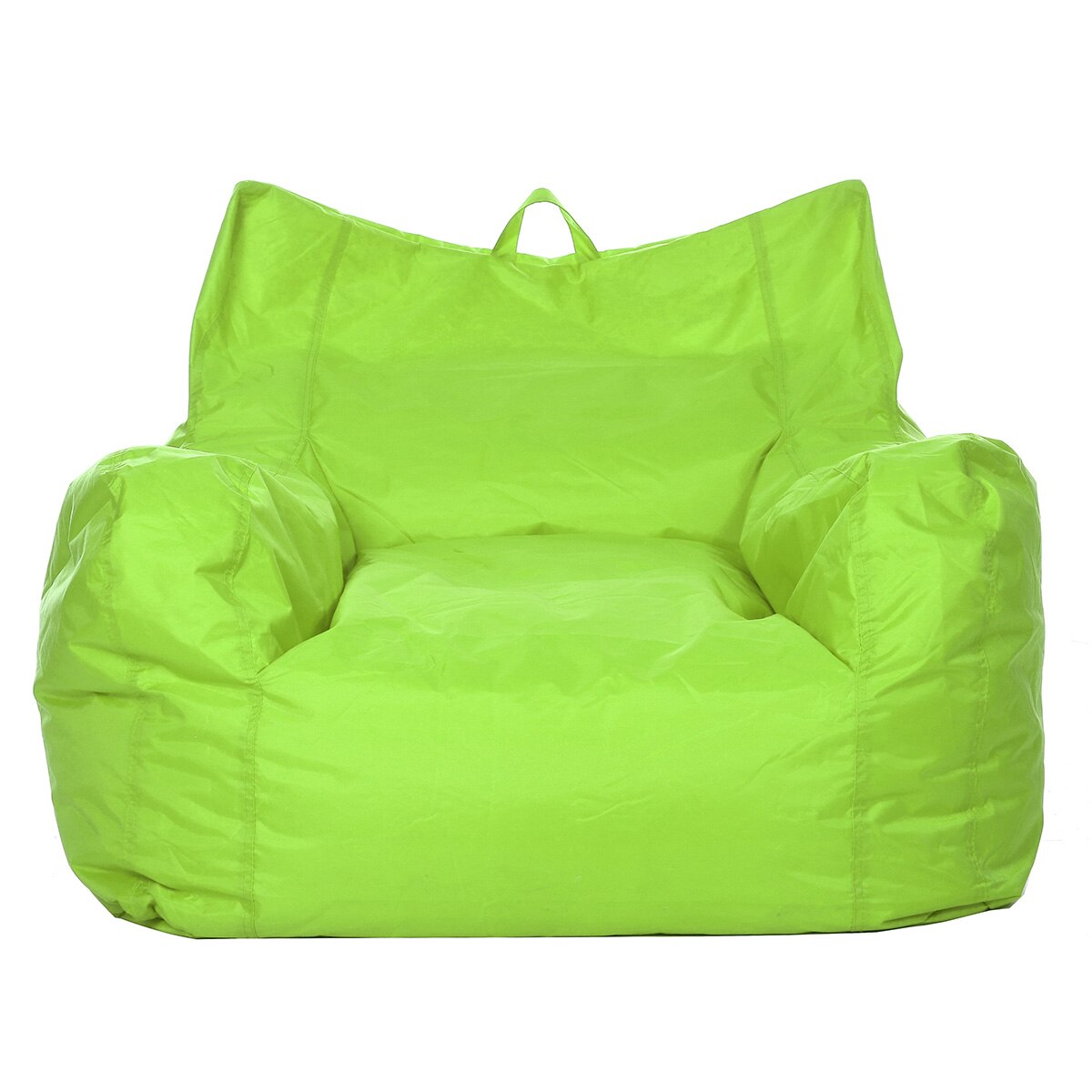 Komfortable dovne sofaer stole dække uden fyldstof 420d oxford klud vandtæt liggestol sæde sækkestol pose puff puff sofa tatami: Grøn