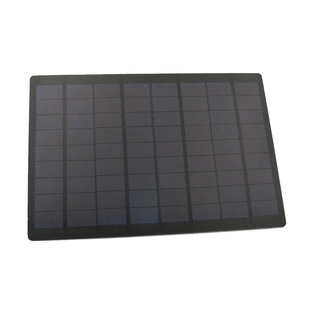 Solpanel 500ma 18v 9w polykristallint kisel solceller standard epoxi diy batteri batteriladdare modul mobiltelefoner mini