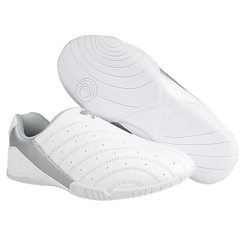 Weiß Atmungsaktive KungFu Wushu Taichi Karate Kampfkunst Wrestling Sport Turnschuhe Taekwondo Schuhe Für Kinder Männer