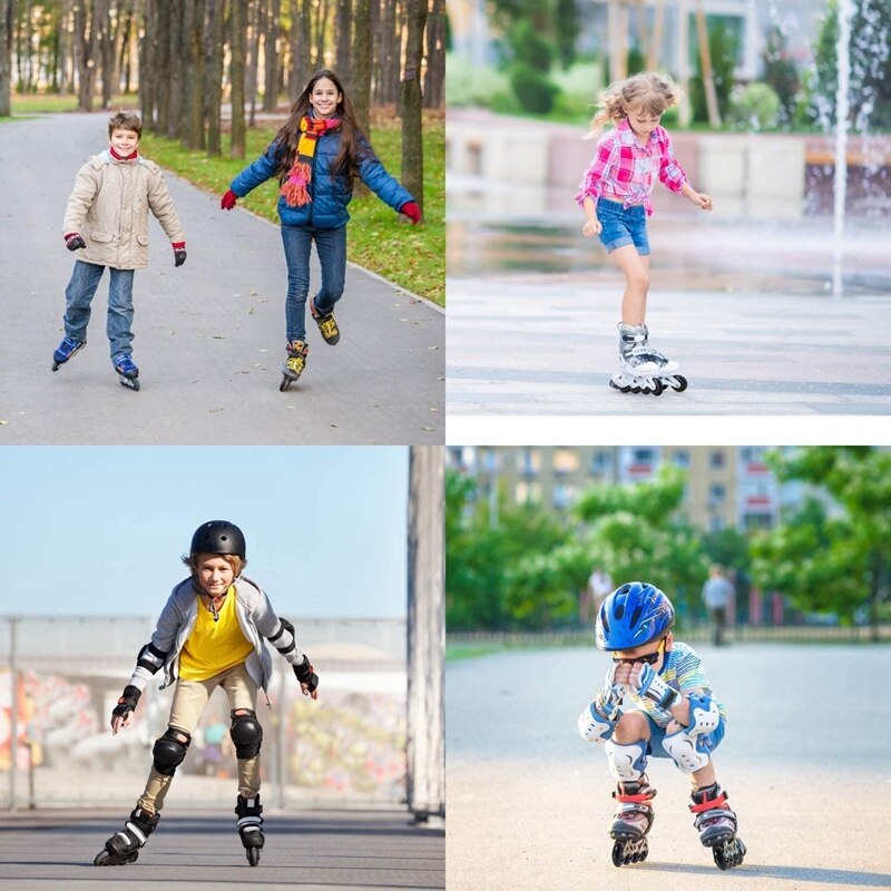 8 Pack Inline Skate Wheels, Indoor/Outdoor Roller Skate Wheels, Roller Blade Replacement Wheels with Bearing 64mm