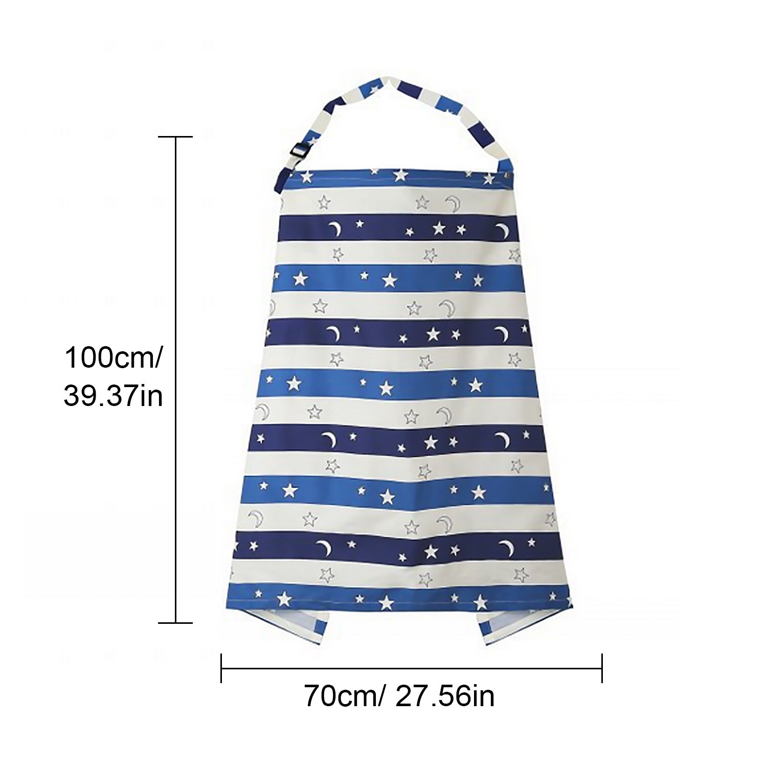 Multifunctionele zachte katoenen borstvoedingshoes met opbergzak voor kinderen, winkelcentrum, supermarkt, park, 100 x 70cm