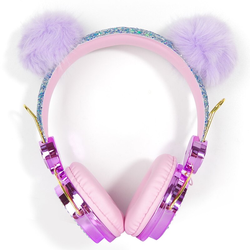 Wired Kids Headphones with Microphone - Stereo Headset for Computer, Phone, Gamer