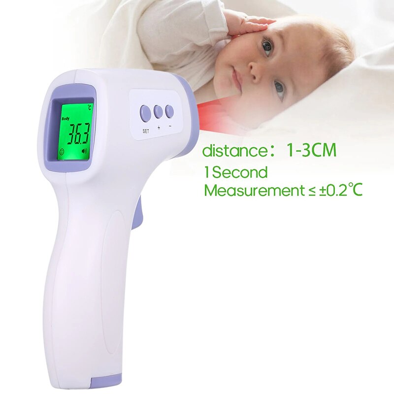 Non-contact Infrarood Menselijk Lichaam Thermometer Thuis Hand-Held Digitale Thermometer Temperatuur Meting Meter