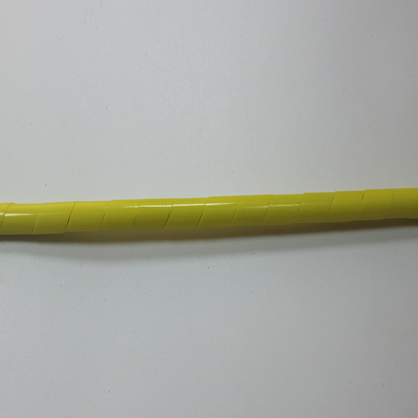 Wire Cable Tidy Organizer Management Spiral Wrapping bands Protector Diameter 3 4 5 6 8 10 12 14 15 16 18 20mm: yellow 10meter / 12mm