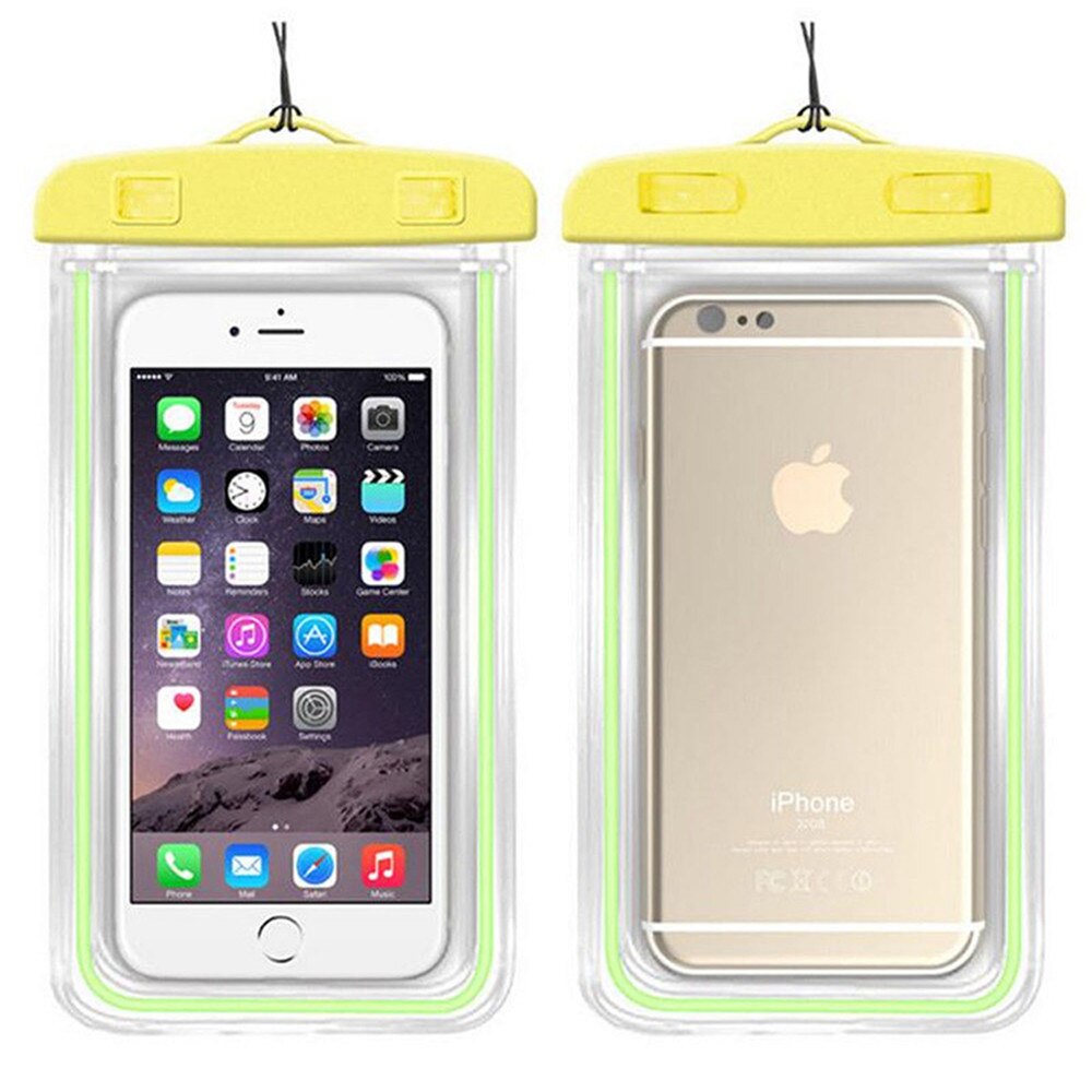 Luminous Glow Waterproof Pouch Bag Pack Dry Case Cover For Your Phone: 5