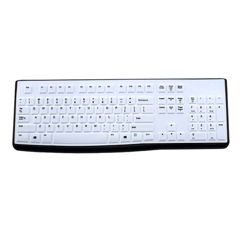 Keyboard Protection for Logitech K120 Keyboard MK120 Desktop Keyboard Protection Film Full Cover Button Cover Keyboard Cover: type12