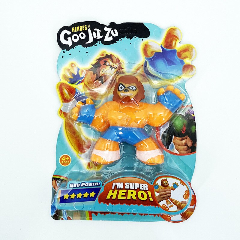 Caldo! Goo Jit Giochi Zu Super Heroes Squeeze Squishy Aumento Anti-Stress Giocattoli Figurine Da Collezione Bambole Morbide Per I Bambini Il Regalo: 2