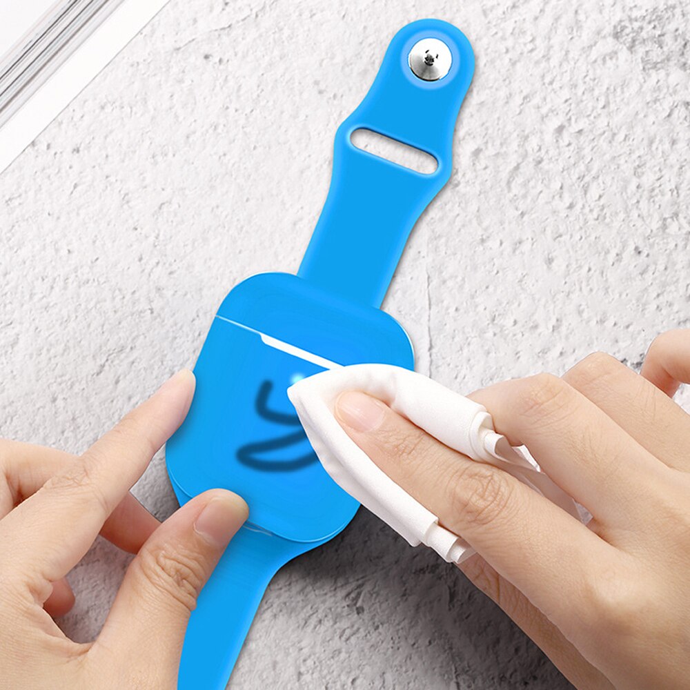 Esportes caso de silicone para airpods 2 caso faixa de pulso earpods casos para airpod ar vagens 1 capa coque macio portátil pulseiras luxo