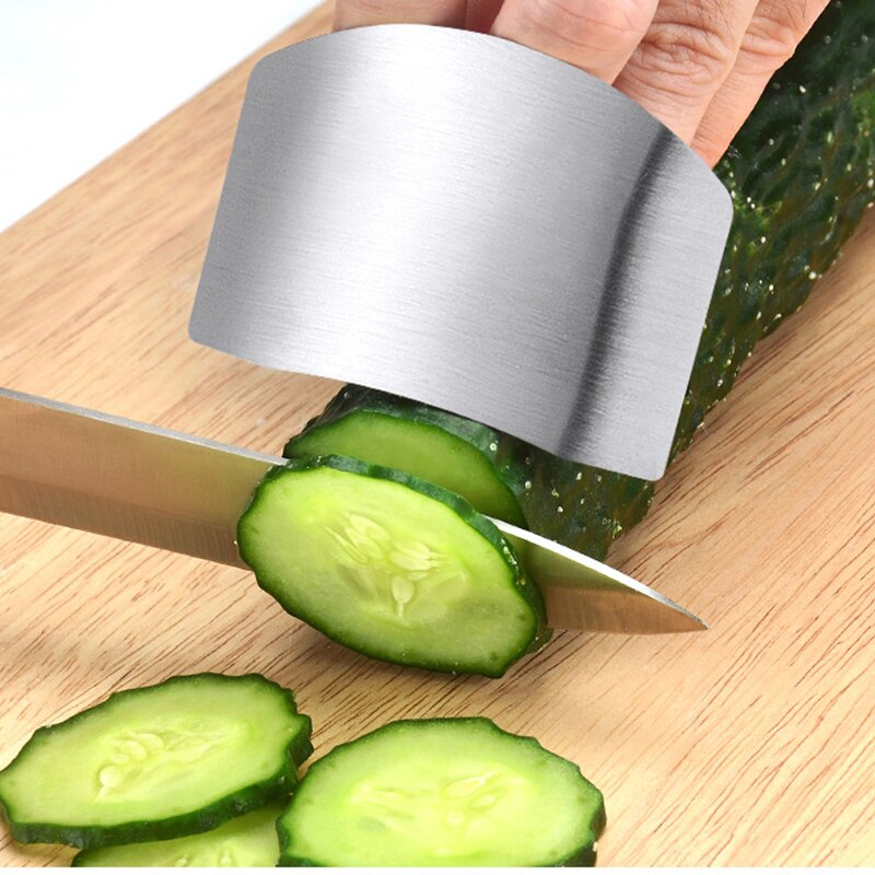Practical Stainless Steel Finger Guard Finger Hand Cut Hand Protector Knife Cut Finger Protection Finger Tool
