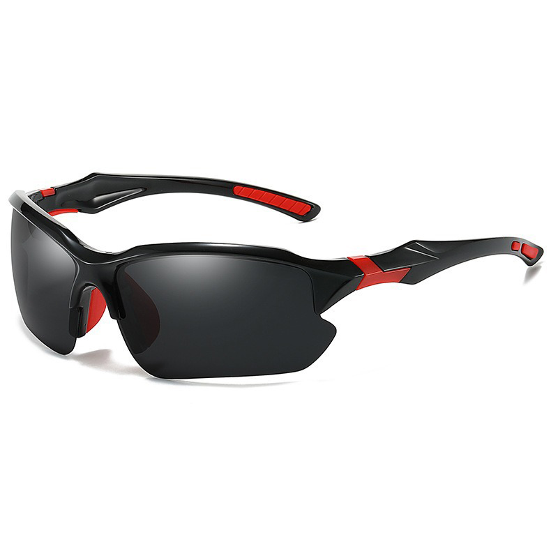 Gafas de sol polarizadas para senderismo, pesca, Camping, ciclismo, UV400, escalada, conducción, Golf, viajes: Negro