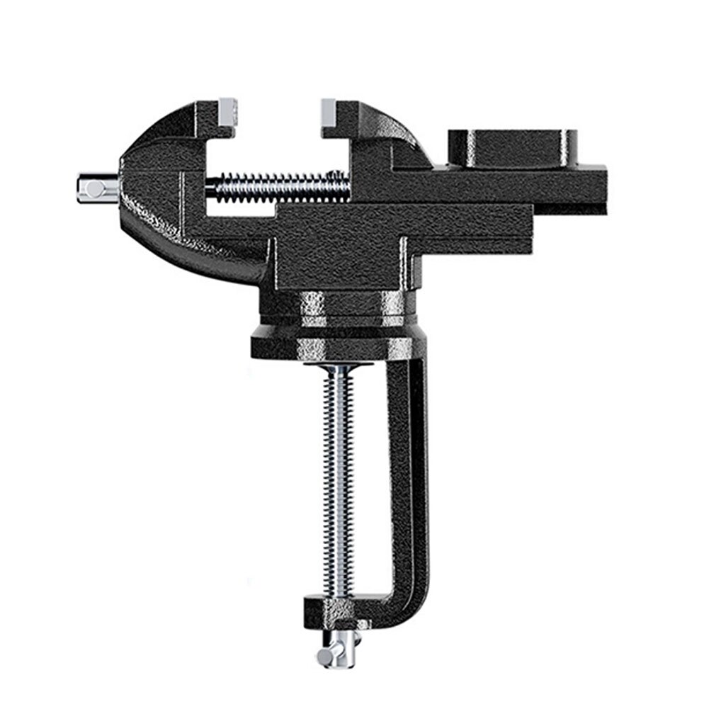 Bench Clamp Mini Vise Grip Clamp-On Bankschroef Met 360 Graden Draaivoet Voor Houtbewerking Leiding Boren Verstelbare Mini vise