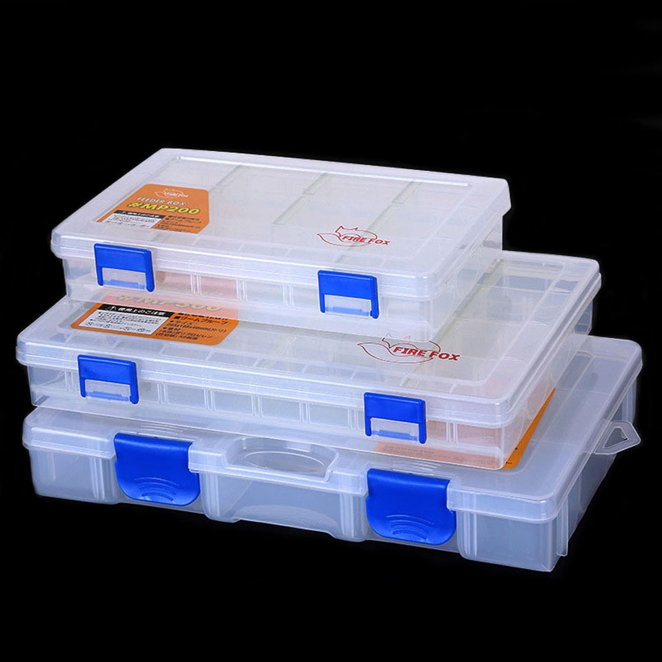 LOPEN VIS Vissen Lokken Box Multifunctiona Transparante Plug-in Stukken Lokken Box Tool Kit Case Tackle Box Storage Case