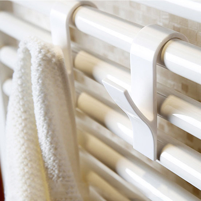 Badkamer radiatorhaken, handdoekhouder, handdoekhanger voor de verwarming, handdoekhanger voor de radiator, handdoekhanger voor de badkamerradiator