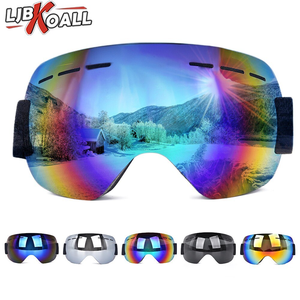 Motocross Ski Googles UV400 anti-fog Snow Sports Snowboard mask Windproof Eyewear Motorcycle MX Off Road Helmets Cycling Glasses