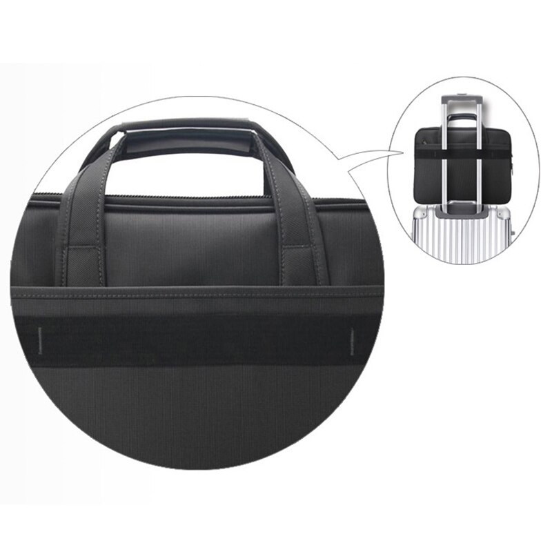 Merk laptoptas 16 inch laptop waterdichte notebook schoudertas handtas voor mannen aktetas