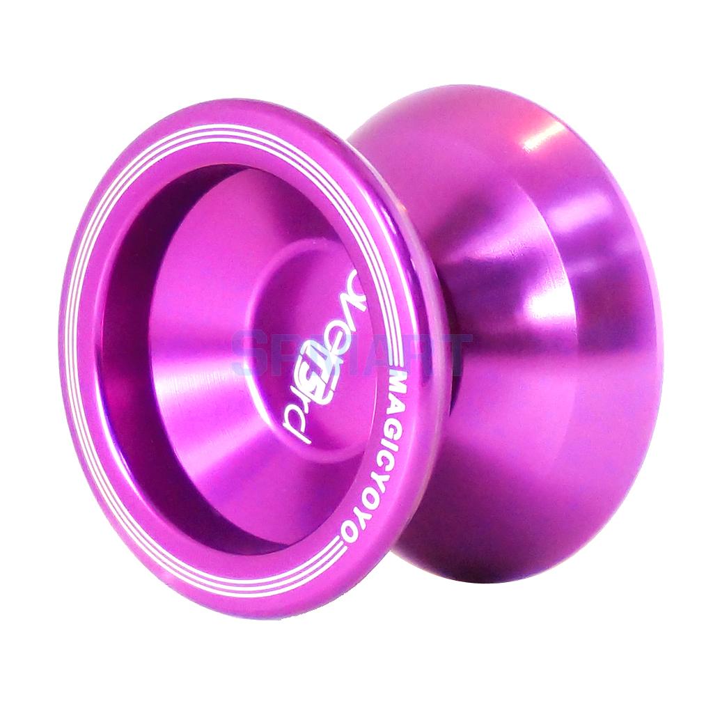 Ioiô profissional n8/t5/t6, liga de alumínio, brinquedo de truque, para jogar com esferas: T5 Purple