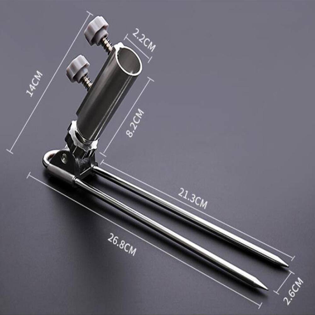 thumbnail image 2 of Dual Angle Fishing Rod Holder – 8" Stem, 1/2" Base, 4-Screw Mount, For Boats 2 of 4
